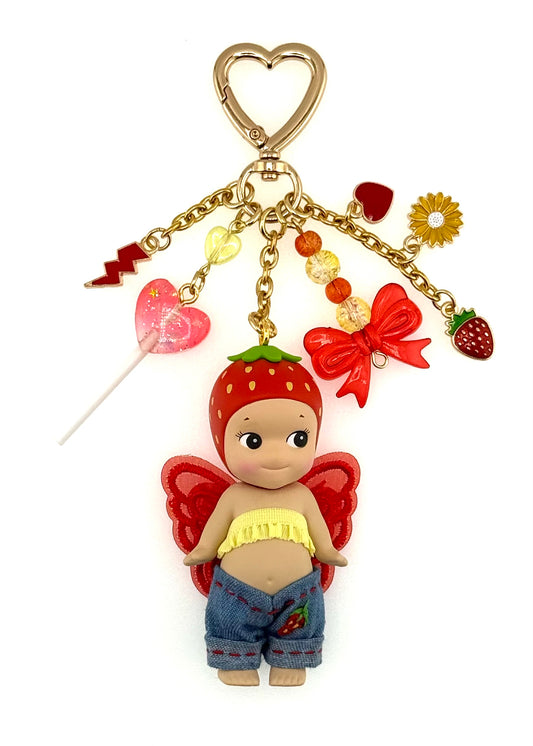 Gold Strawberry with strawberry pants