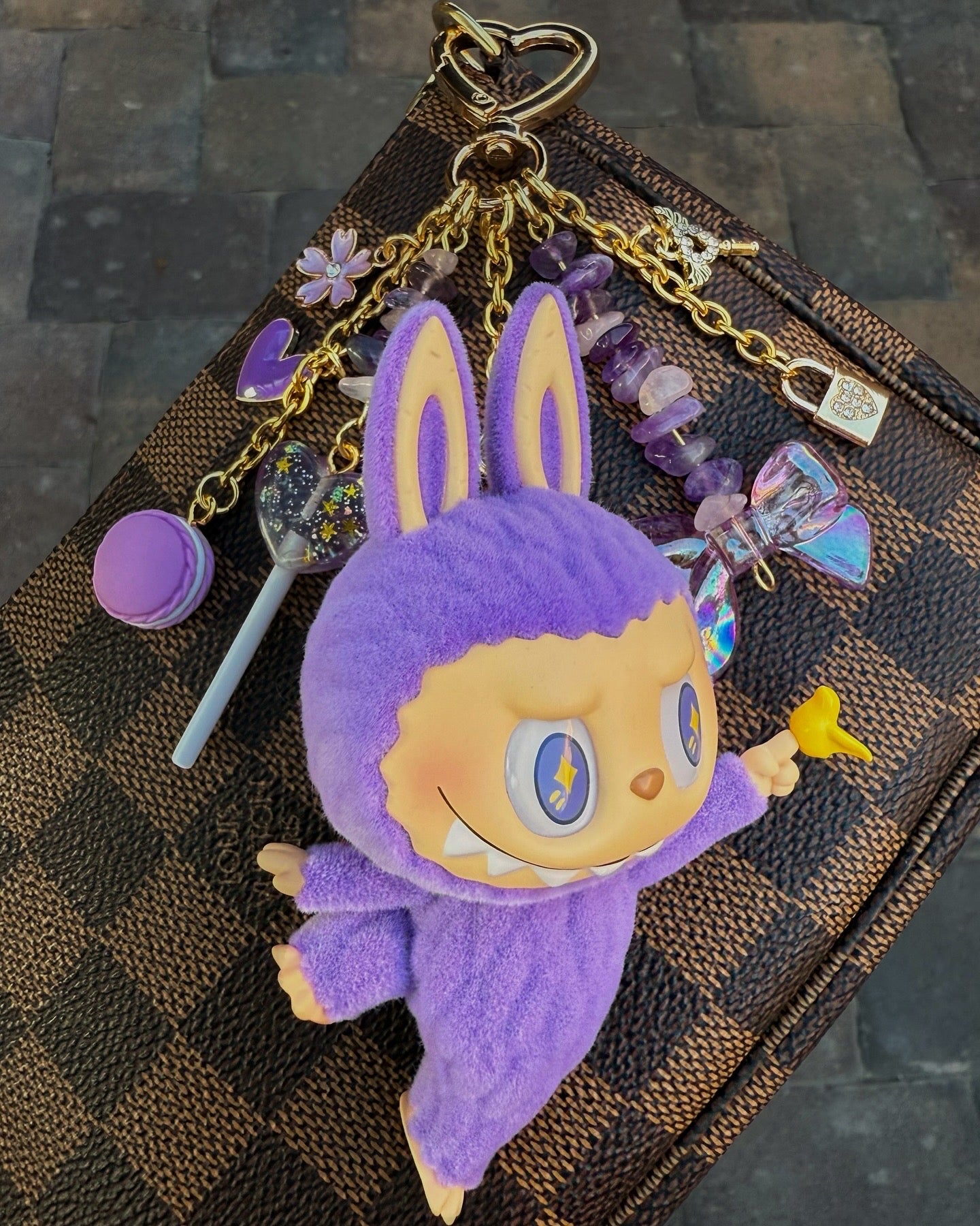 “Little Bird” Labubu with lock and key