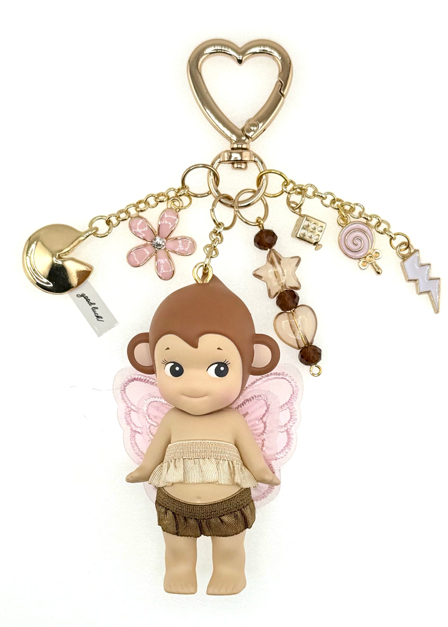 Gold Monkey with fortune cookie