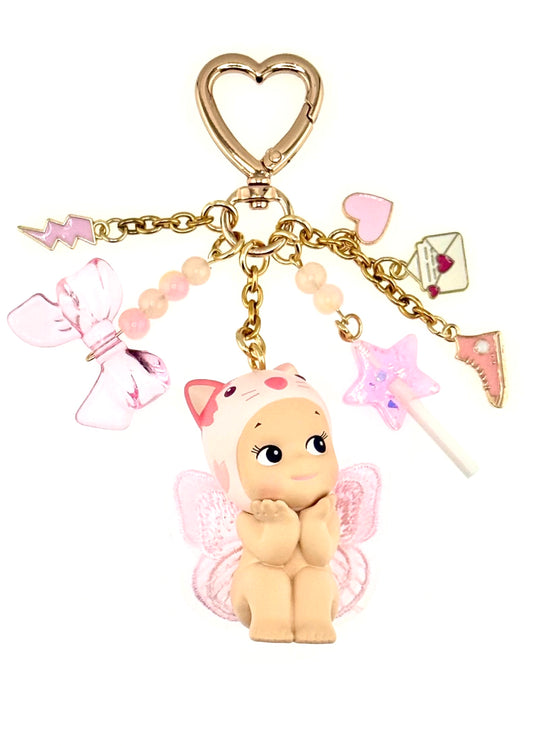 Gold Calico Cat (Cherry blossom hanami)