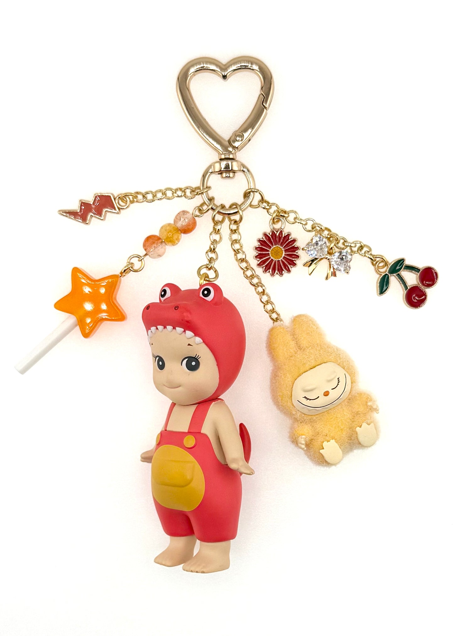 Gold T-Rex with mini lafufu *see photos