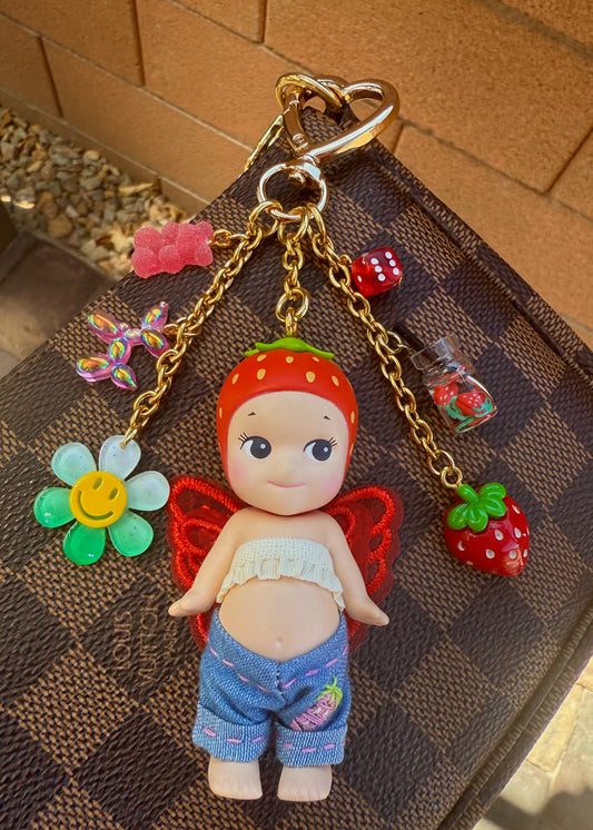 Gold Strawberry with strawberry pants