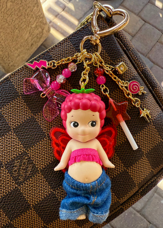 Gold Raspberry with bow