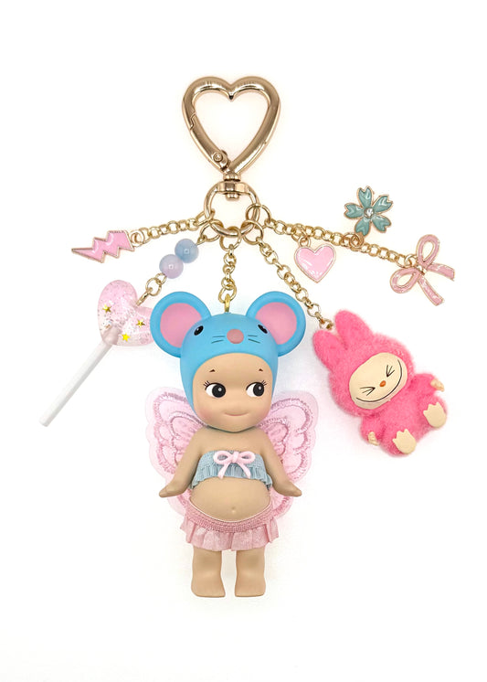 Gold Mouse with mini lafufu