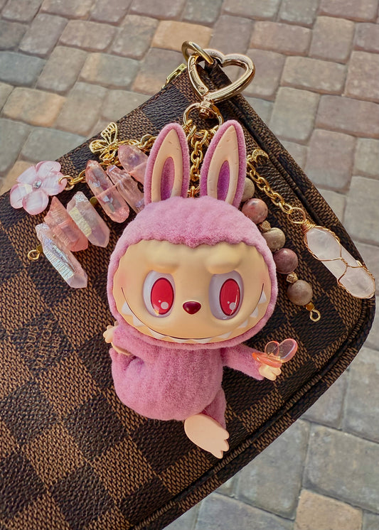 “Confident” Labubu with quartz