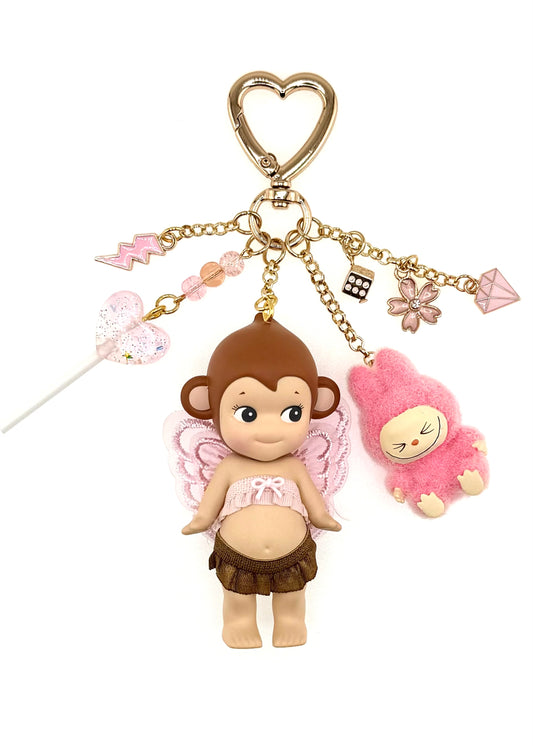 Gold Monkey with mini lafufu