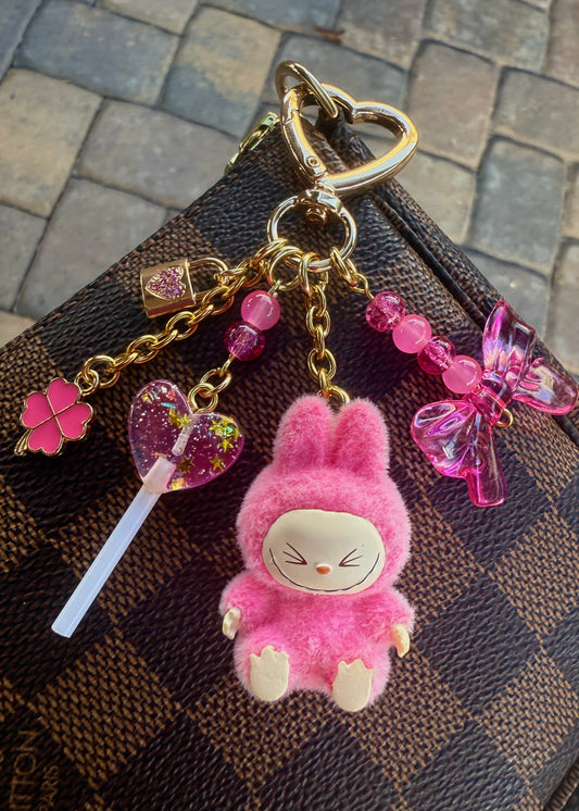 Gold “Hot Pink” mini lafufu