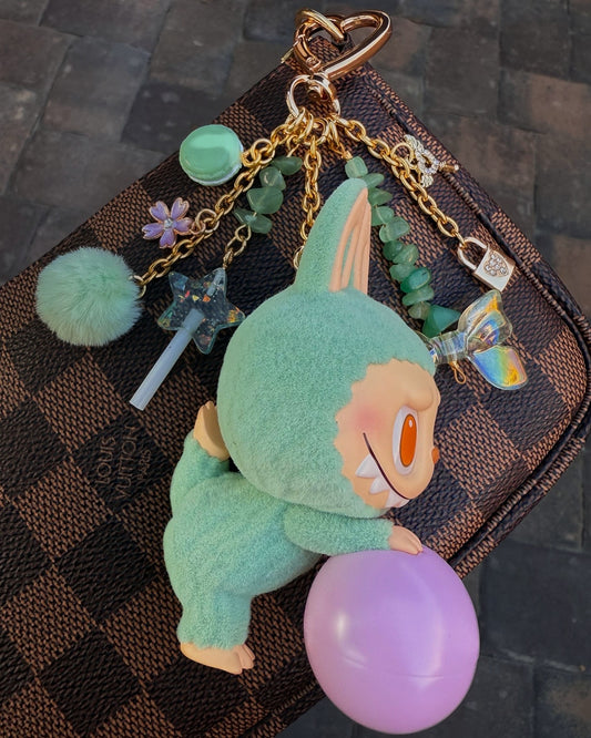 “Zone Out” Labubu with lock and key