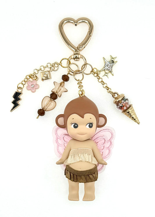 Gold Monkey with ice cream cone