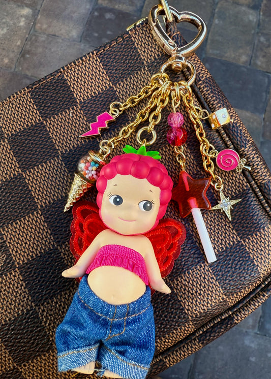 Gold Raspberry with ice cream cone