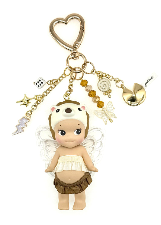 Gold Hedgehog with fortune cookie