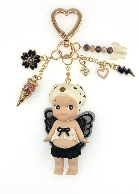 Gold Dalmatian with ice cream cone