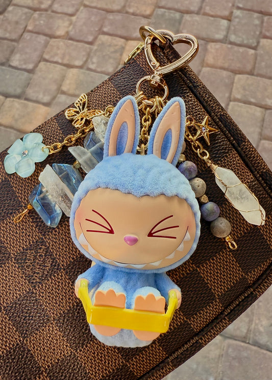 “Stretch Out” Labubu with quartz