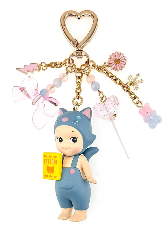 Gold Bluish Gray Cat