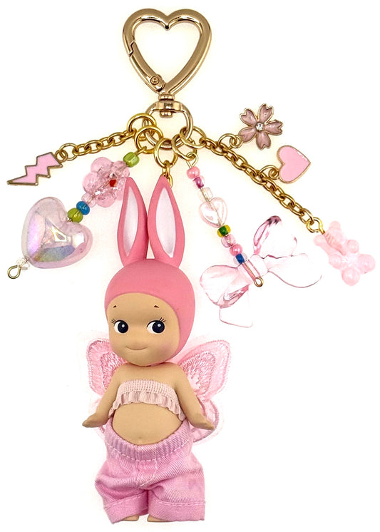 Gold Rabbit with pink pants