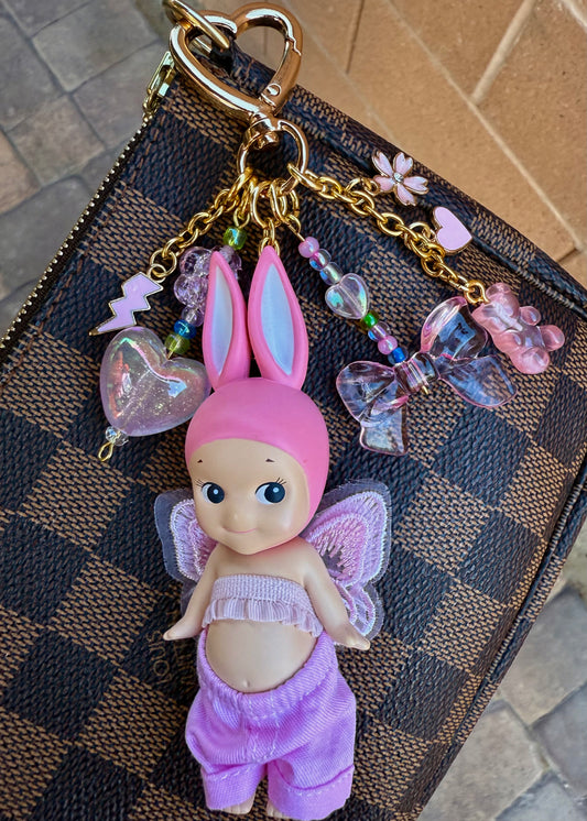 Gold Rabbit with pink pants