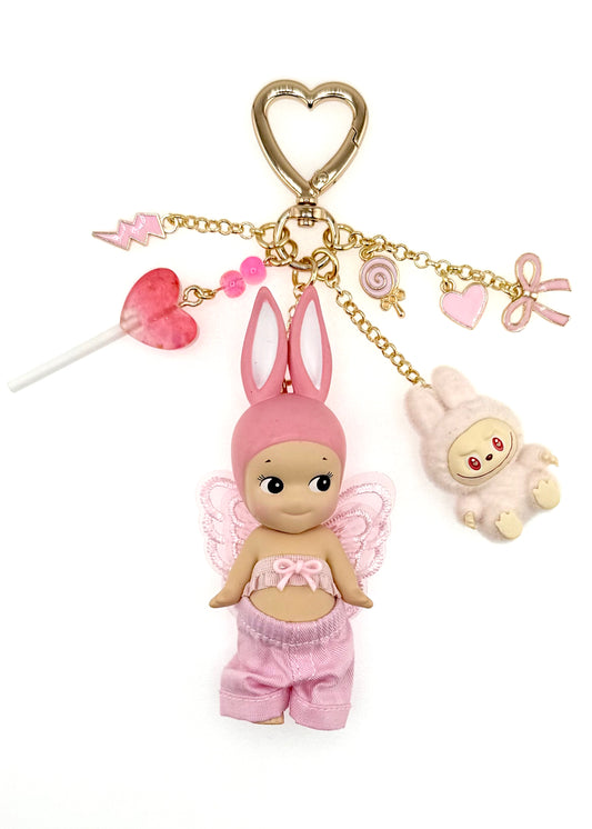 Gold Rabbit with mini lafufu