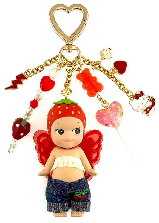 Gold Strawberry with cherry pants