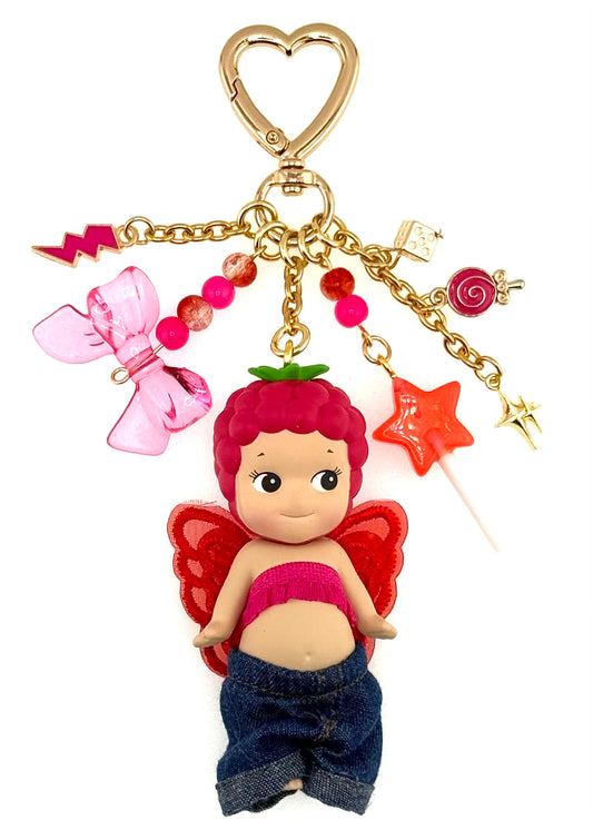 Gold Raspberry with bow