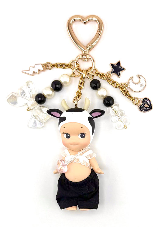 Gold Cow (white and black)