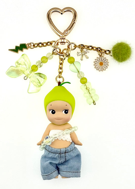 Gold Pear with purse