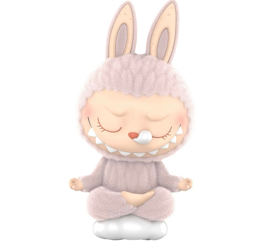 “Sleeping” Labubu with lock and key