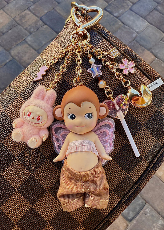 Gold Monkey with mini lafufu