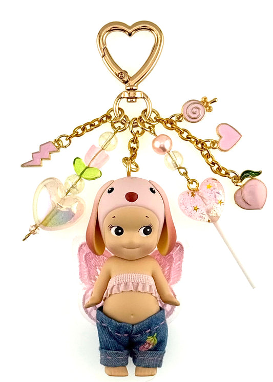 Gold Lop with strawberry pants