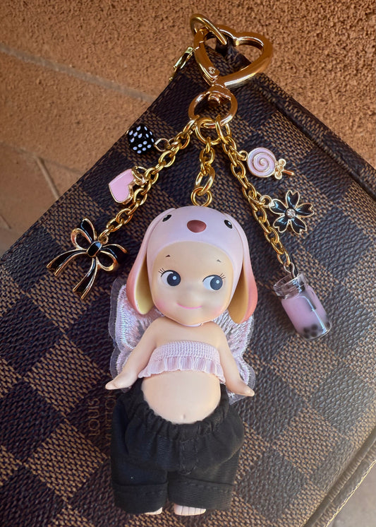 Gold Lop (black and pink)