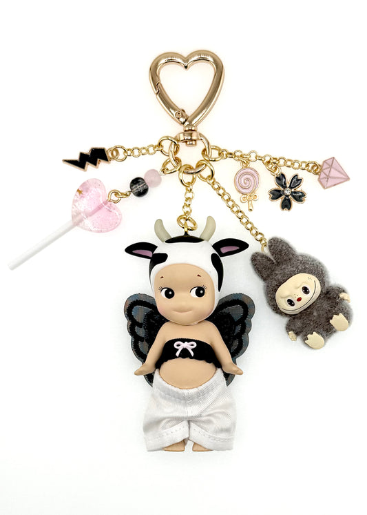 Gold Cow with mini lafufu