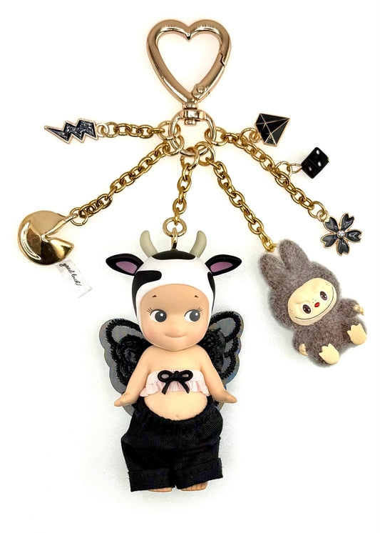 Gold Cow with mini lafufu