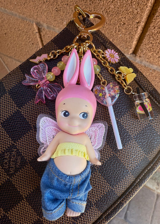 Gold Rabbit (pink and yellow)