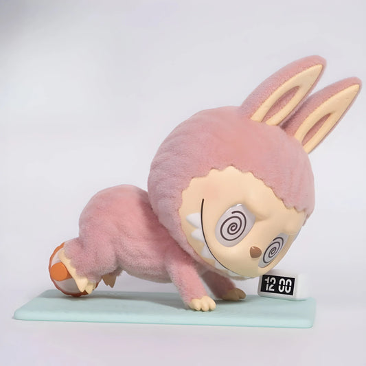 Lazy Yoga Labubu “Ab Roller” (opened box with card)