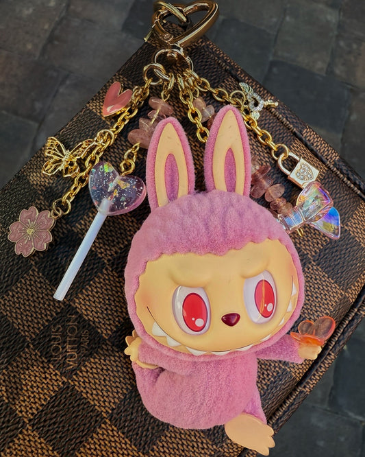 “Confident” Labubu with lock and key